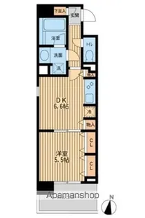 ドゥーエ横濱台町【8階】の間取り