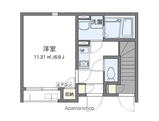 レオネクスト東堀【102号室】の間取り