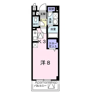 ミラ・クレイン【2階】の間取り