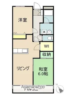 アジュール堺【502号室】の間取り