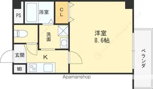 アヴェーレ早苗町【7階】の間取り