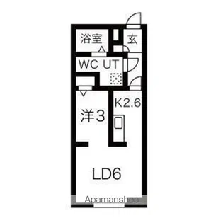 メリディアン川平四番館【1階】の間取り