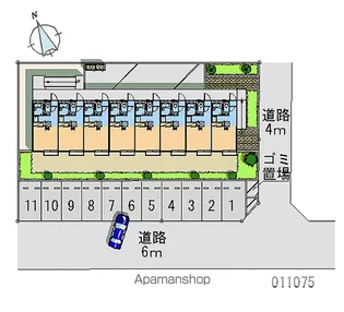 レオパレスモアサクレ【205号室】の間取り