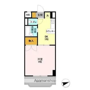 YRレジデンス【4階】の間取り
