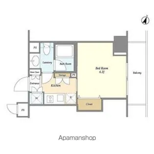 エムジー目黒駅前【3階】の間取り
