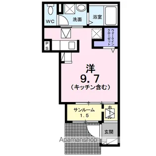 コントレイル B【1階】の間取り