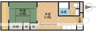ベルハウス【303号室】の間取り