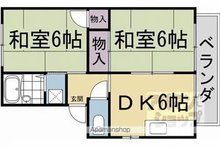 メルヴェーユ桂【106号室】の間取り