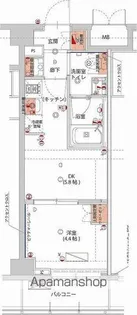 ハーモニーレジデンス神楽坂ヒルズSECOND【2階】の間取り