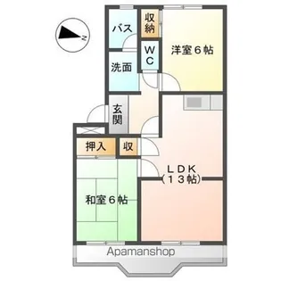 パークヒルズ213【3階】の間取り
