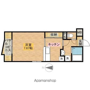 H.EARTH【4階】の間取り