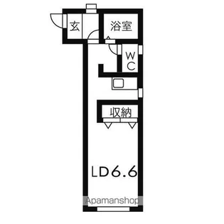 パラソル21【106号室】の間取り