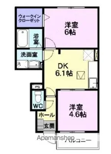 エーデルハイム A【1階】の間取り