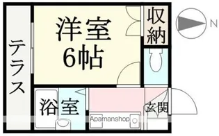 OPUS12【105号室】の間取り