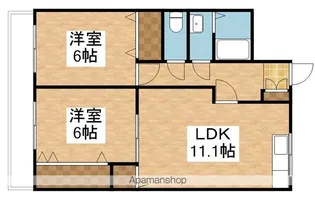 ALF−E【4階】の間取り