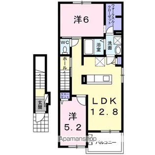 福岡県久留米市藤光町【アパート】の間取り
