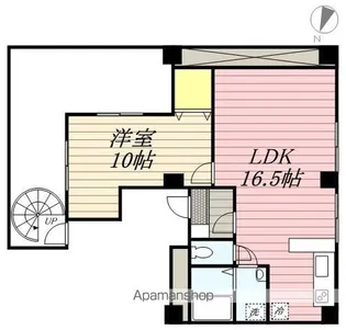 東京都台東区竜泉3丁目【マンション】の間取り