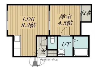 ライズ714【1階】の間取り