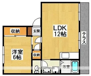 ルミナスコート【202号室】の間取り