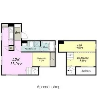 White Hills West【1階】の間取り