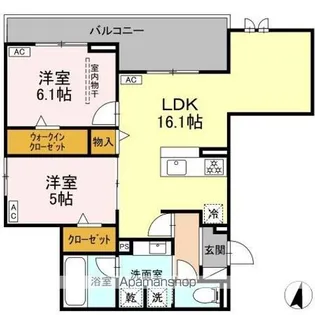 Lumoria【2階】の間取り