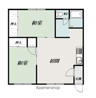 ネクストステージNORTH【2階】の間取り