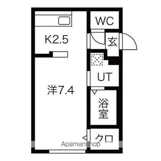 MAISON DE HIRO【4階】の間取り