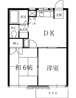 カーム植上Ⅱ【1階】の間取り