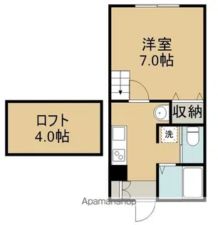クリエイトガーデン五橋【1階】の間取り