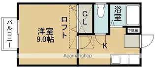 カモミールハウス【203号室】の間取り