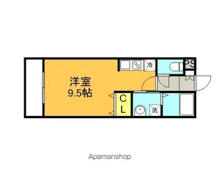 マイプレイス千早駅南【203号室】の間取り
