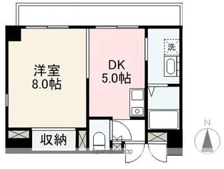 HOSOKAWA BUILD【206号室】の間取り