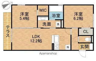 AVENIR【1階】の間取り