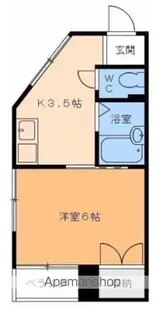 中島ビル【305号室】の間取り