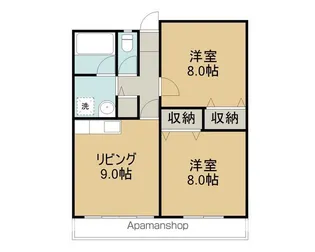 メゾンアイル【3階】の間取り