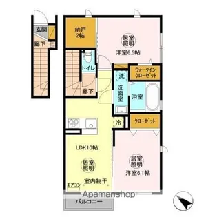 未来 愛【2階】の間取り