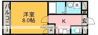 GOODSTAYUCCHI【202号室】の間取り