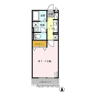 ディアコート【2階】の間取り