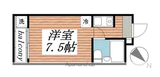 プレアール菱屋西【2階】の間取り
