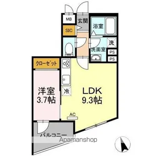 KADOYA【2階】の間取り