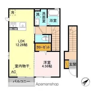 ココタリアⅡ B【2階】の間取り