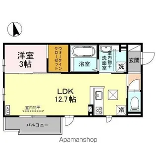 コート アイバー【1階】の間取り
