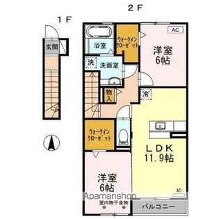 RICHESSE B【2階】の間取り