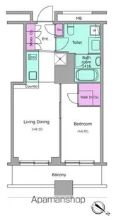 レジディアタワー上池袋(タワー棟)【7階】の間取り