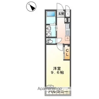 ル ユウセイ【2階】の間取り