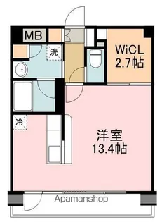 グレイスヒル高嶺【402号室】の間取り