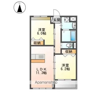 CREA21【2階】の間取り