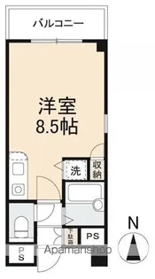 アルソリエート高松【4階】の間取り