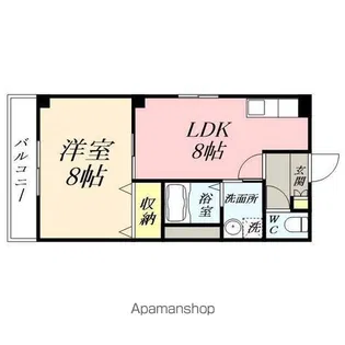 ロイヤルレジデンス【2階】の間取り