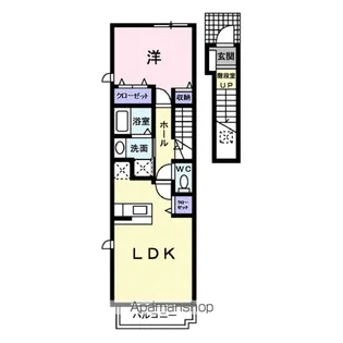 グランデ パラッツオⅡ【2階】の間取り